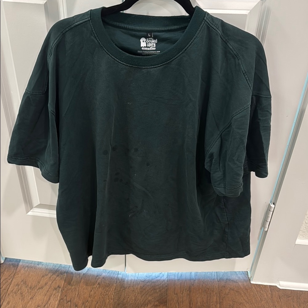 Vintage 1985s 300 gsm Green Short Sleeve Tee